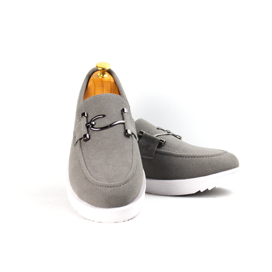Hand Made Top demanding Article Grey loafers